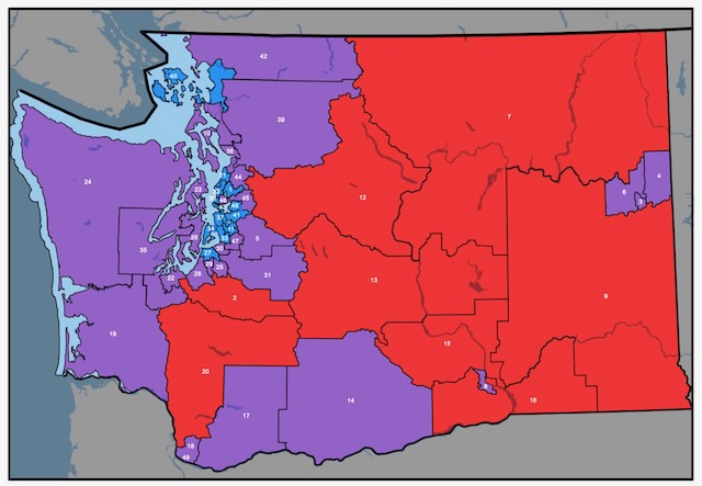 Top 2 Pro legislative district-map